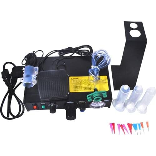 FT-982 Semi-automatic Glue Dispenser Glue Dispenser machine Glue Dispenser Solder Paste Liquid Controller 110v/220v