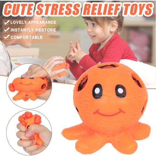 Special Slow Toys, Party Supplies, Aids To Relieve Stress And Anxiety,5ml Decompression Vent Grape Ball Octopus Decompression