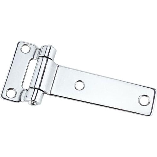 Heavy Duty T Hinge Stainless Steel Hardware for Trailer Truck 136 x 58 mm