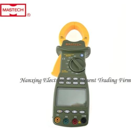 FAST SHIPMENT MASTECH MS2203 Three Phase Intelligent Power Clamp Meter Support RS232 with 9999 Counts