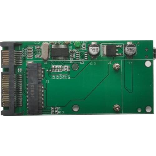 Universal mSATA Mini SSD to 2.5 inch SATA 7+15 22Pin Converter Adapter card for Windows2000/XP/7/8/10/Vista Linux Mac 10 OS