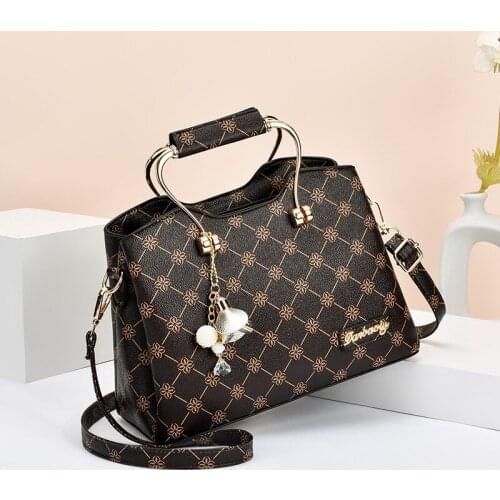 Womens Fashion Handbag 2020 New Summer Atmosphere Handbag Simple and Versatile Shoulder/Crossbody Bag Fashion