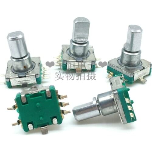 1 Piece EC11 Patch Encoder Car Navigation Car DVD Volume Switch 30 Points With Switch 13MM Half Shaft