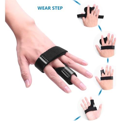 1PC Finger Splint Hook And Loop Fingers Protection Fixing Belt Support Brace For Middle Finger Pinky Finger Trigger Thumb