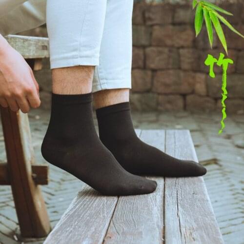 3 pairs/lot Cotton Bamboo Fiber Classic Business casual mens Socks man sox gentlemen high quality male sock