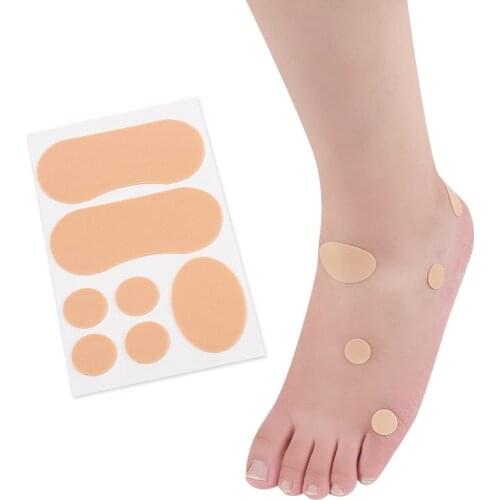 7 Stickers/Piece Foot Pain Relief Care Tool Foam High Heels Cushion Protector Shoe Back Insert Pads Insoles Stickers