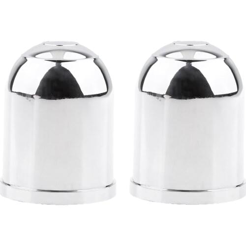 Dual Car Trailer Camper Tow Bar Ball Protective Cover 50mm Cap Chrome