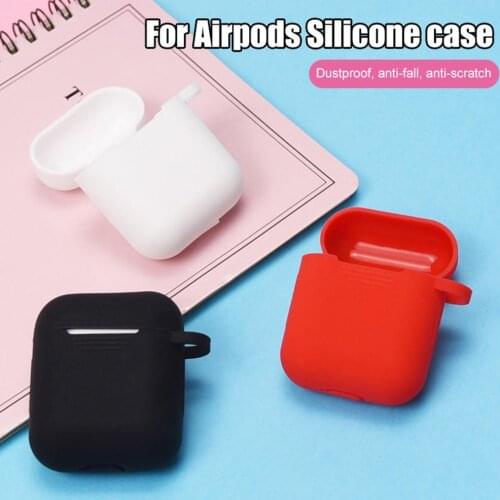 Flexible Anti-scratch Silicone Soft Protective Case Cover for Apple AirPods 1 & AirPods 2