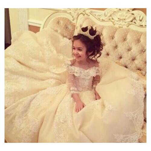 Платья для девочек на свадьбу HVVLF China At AliExpress