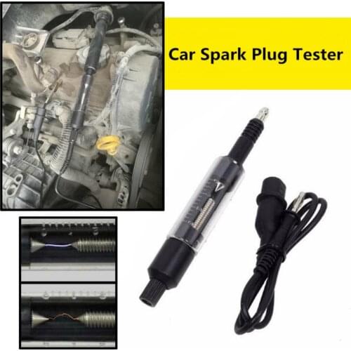 2020 New Auto Spark Plug Tester 12V Car Ignition System Coil Engine Check Tool In Line Automotive Diagnostic Tool Sparking Test