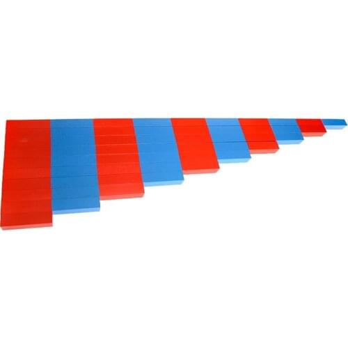 Montessori Mathematical Material Calculus Bars Math Educational Game Construction Early Learning Toy Birthday Gift for Kids Baby