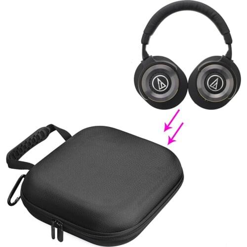 New Hot Portable Carrying Hard EVA Case for Audio-Technica ATH-WS1100iS Portable HiFi Headsets Protective Headset Headphone