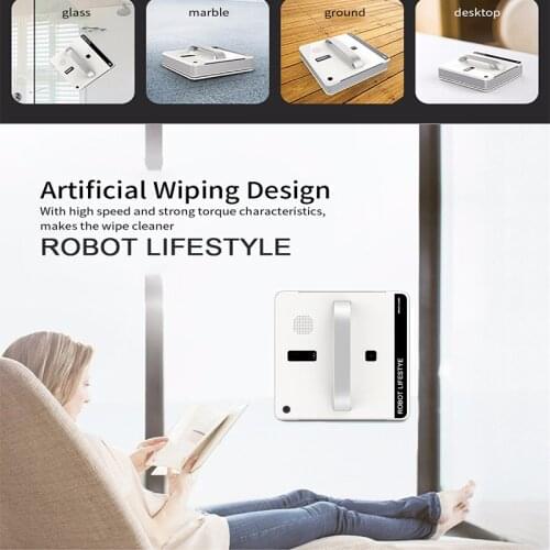 Vacuum Cleaner Robot Remote Control High Suction Anti-Falling Best Robot Vacuum Cleaner Window Glass Cleaning Robot WIN660/RL880