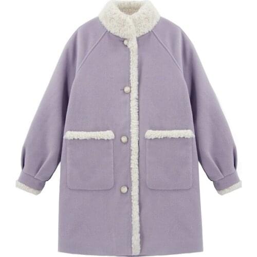 PERHAPS U White Fur Coats