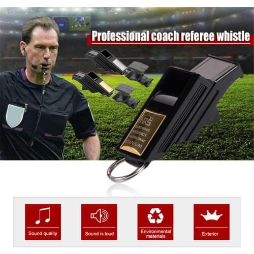 Professional Soccer Referee Whistle Basketball Volleyball Football Coach School Teacher Metal Whistle Sports Survival Whistle