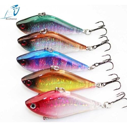 ANZHENJI 6.5cm/13.5g Lifelike Fishing VIB Fishing Wobbler Minnow Crankbait 5 Colors Available Artificial Japan Hard Fishing Lure