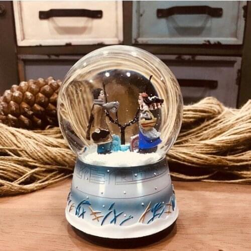 Snow Globe Light Battery Operated Musical Medium Size decorative objects Декоративные элементы Objetos decorativos