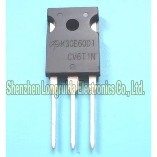 10PCS K30B60D1 AOK30B60D1 TO-247 IGBT TRANSISTOR 60A 600V