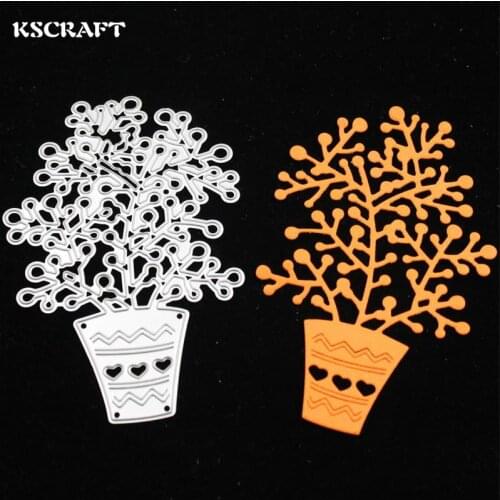 KSCRAFT Vase Metal Cutting Dies Stencils for DIY Scrapbooking/photo album Decorative Embossing DIY Paper Cards