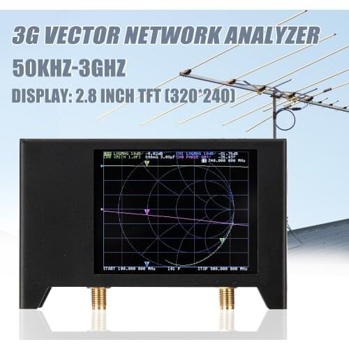 3G S-A-A-2 NanoVNA V2 Vector Network Analyzer Digital NanoVNA Tester MF HF VHF UHF Vector Shortwave Antenna Standing Wave Tester