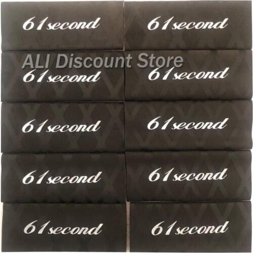 10 Pcs/lot 61SECOND Table Tennis Racket Grips Anti-slip Comfort Ping Pong Racket Overgrips Table Tennis Accessories