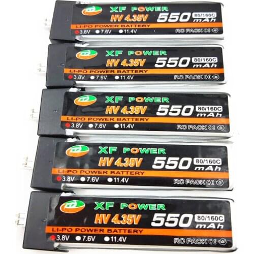 1S 3.8V 250 300 450 550 Mah HV 4.35V Lipo Battery PH2.0 Plug Emax Tinyhawk Kingkong LDARC Tiny Whoop Snapper 7 M80 Inductrix FPV