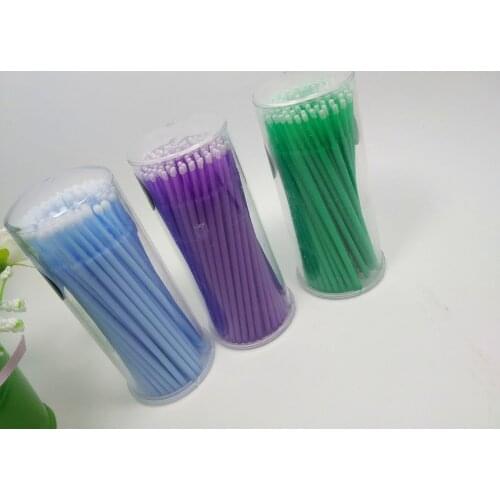 200 Pcs Micro Disposable Swab Bruch Application Eyelash Cotton Swab Makeup Toos High Quality Free Shipping