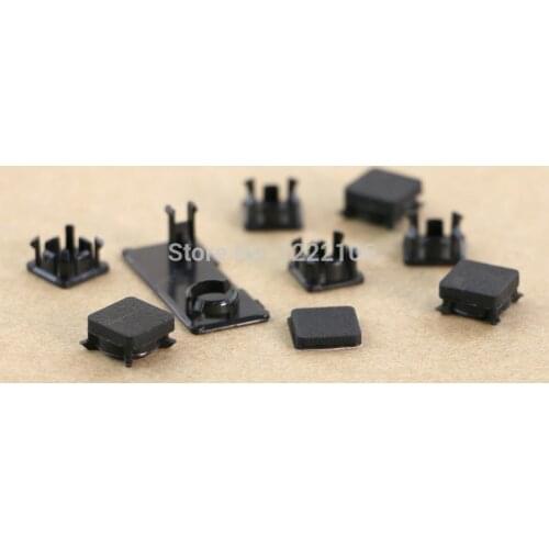 50SETS Black Rubber Plug Screw Hole Pad Dust plug Plastic Pad For PS3 Slim Console 9pieces/set
