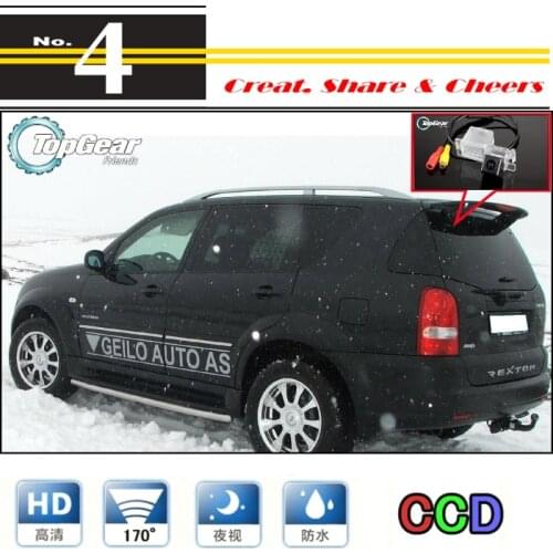 Car Camera For SsangYong Rexton Y300 High Quality Waterproof Rear View Back Up Camera PAL / NTSC For Car Tuning | CCD + RCA