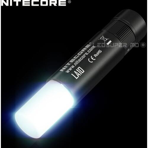 Factory Price Nitecore LA10 Camping Light Lipstick-shaped Thumb-sized 1* AA Mini Camp Lantern with 360 degrees Illumination