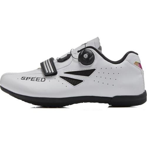 CFDiesno Professional Cycling Shoes Mens Spring Summer Non-locking Bicycle Shoes Hard Bottom Power Mountain Bike Road Women