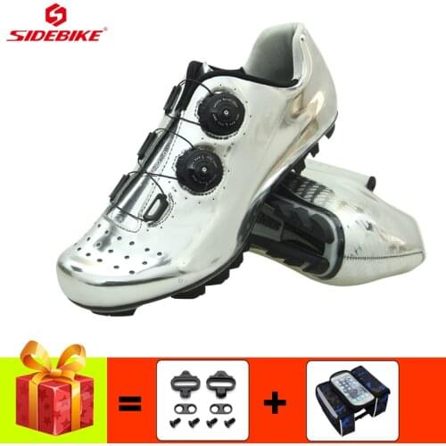 SIDEBIKE Cycling shoes for men Carbon fiber mountain bike sneakers self-locking breathable sapatilha ciclismo mtb racing sneaker