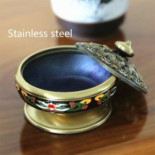 Incense Burner, Tea Ceremony Aromatherapy Device, Alloy Incense Burner, Household Aromatherapy Stove, Buddhist Supplies