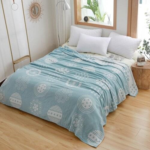Summer Breathable Towel Throw Blankets for Sofa Beds Cover Cooling Room GeometricTapestry Plaid Rugs Home Bedroom Decor