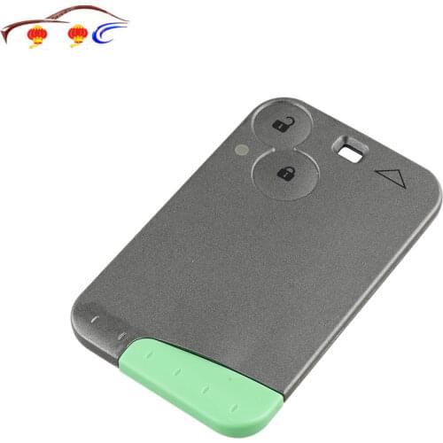 New Arrival Replacement 2 Button Remote Key Card Shell Case Smart Card Key Case RENAULT Laguna car key shell high quality