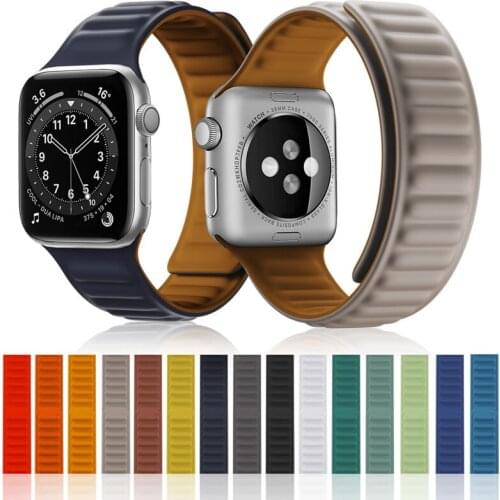 Silicone Strap for Apple Watch Band 40mm 44mm 42mm 38mm 42mm Bracelet for Apple Watch Series 6 5 4 3 SE Sport Watch Accessories