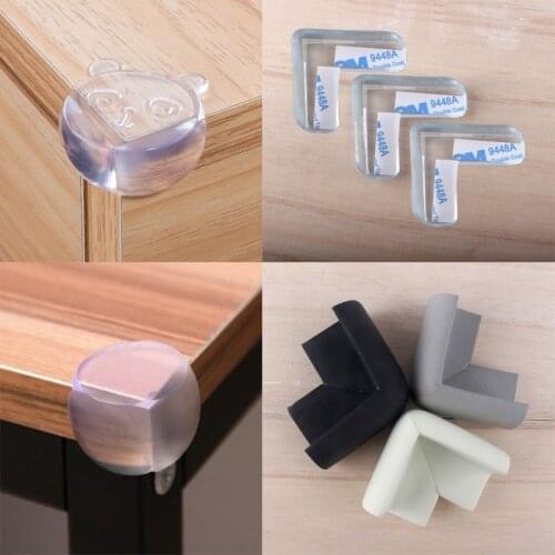 8Pcs Kids Baby Child Safety Silicone Protector Table Corner Edge Protection Cover Children Anticollision Edge & Guards