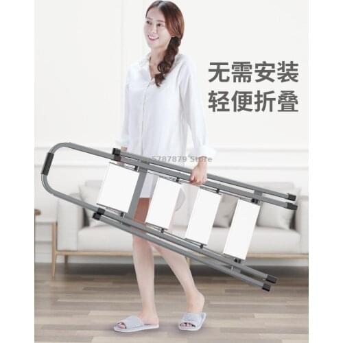 Aluminum Alloy Ladder Household Folding Herringbone Ladder Thickened Indoor Multi-function Staircase Three Step Ladder Sm
