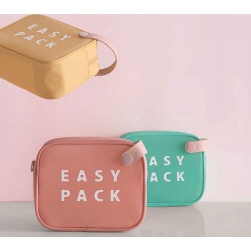 Fashion Women Storage Bag Waterproof Cosmetic Bags Portable Luggage Organizer Bathroom Toiletries Travel Transparent Bag Colors