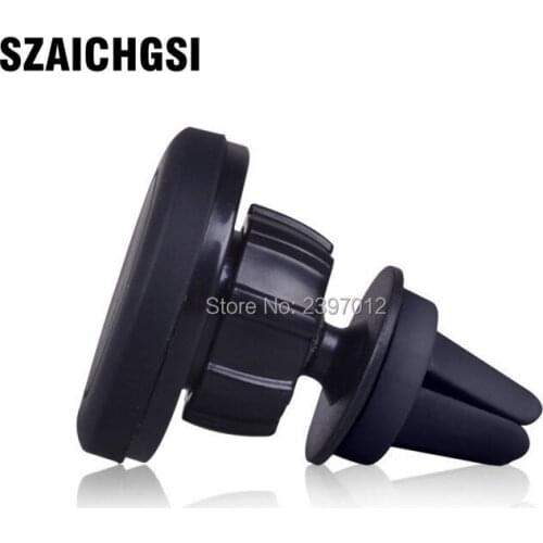 SZAICHGSI 360 Degree Car Magnetic Air Vent Mount Holder Stand Cradle Bracket For Mobile Phone wholesale 500pcs/lot