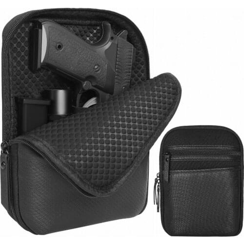 Tactical Concealed Gun Pouch Handgun Pistol Holster EDC Waist Bag Shoulder Bag Magazine Pouch Outdoor Flashlight Phone Tool Case