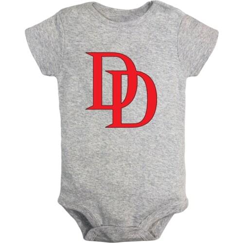 The Japanese Game King DD Lamia Funny Cute TSM Printed Newborn Baby Girl Boys Clothes Short Sleeve Romper Outfits 100% Cotton
