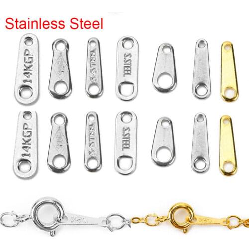 30pcs/lot Stainless Steel Clasps Hooks For Necklace Bracelet Findings Golden Color Connectors Diy Jewelry Making Accessories
