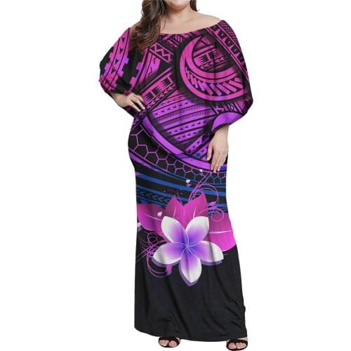 HYCOOL Women Boho Off Shoulder Long Dresses Floral Printed Maxi Dress Summer Beach Vintage Strapless Dresses Vestidos Female