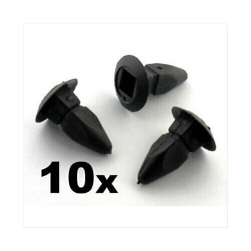 10x For Seat Plastic Grommet/ Nut- Bodywork, Wings, Bumpers, Wheel Arches, Spoilers