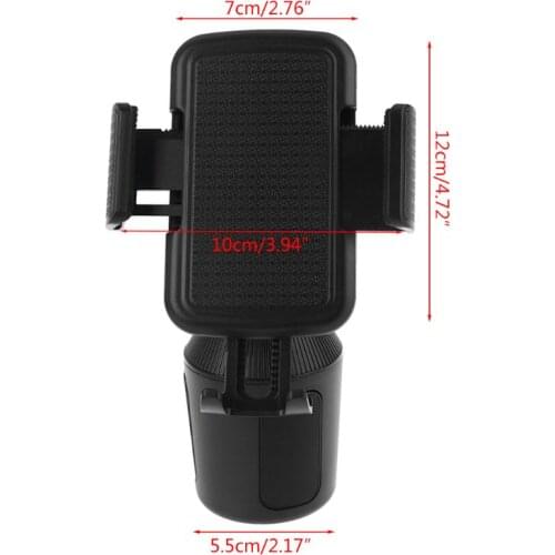 2021 New Universal Adjustable Cup Holder Car Mount Bracket Stand Cradle for Mobile Phone