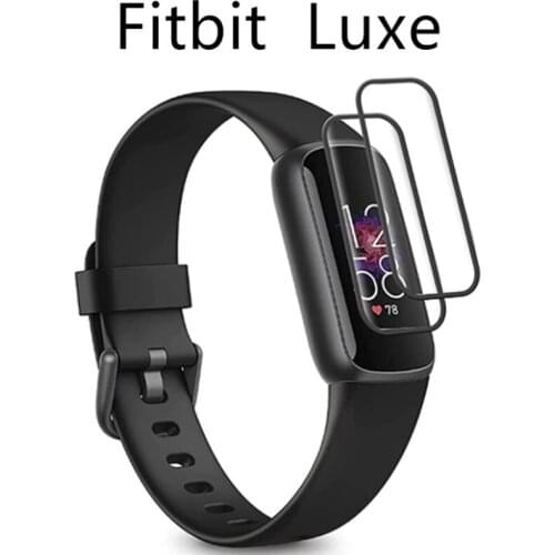 3D Curved Soft Clear Protective Film Smartband Cover For Fitbit Luxe Band Smart Bracelet Wristband Screen Protector Accessories