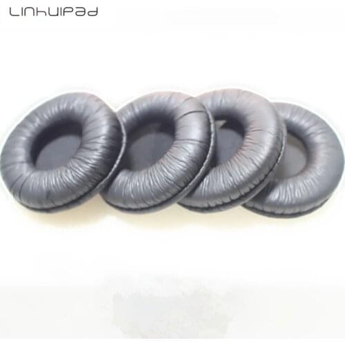 Linhuipad 7.5cm Leatherette ear cushions earpads headset durable ear pads 75mm for akg K518 K518DJ K518LE K81 2000pcs/lot