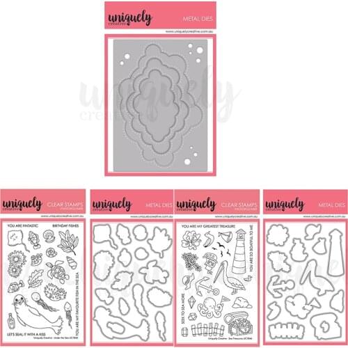 CH 2021 New Arrival Presell Marine life Metal Cutting Die and stamp For Scrapbooking Practice Hands-on DIY Album Decor Card Crad