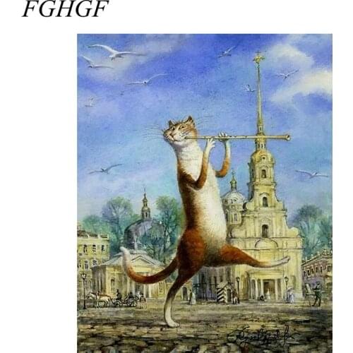 FGHGF Frameless picture on wall acrylic painting by numbers abstract drawing by numbers coloring by numbers